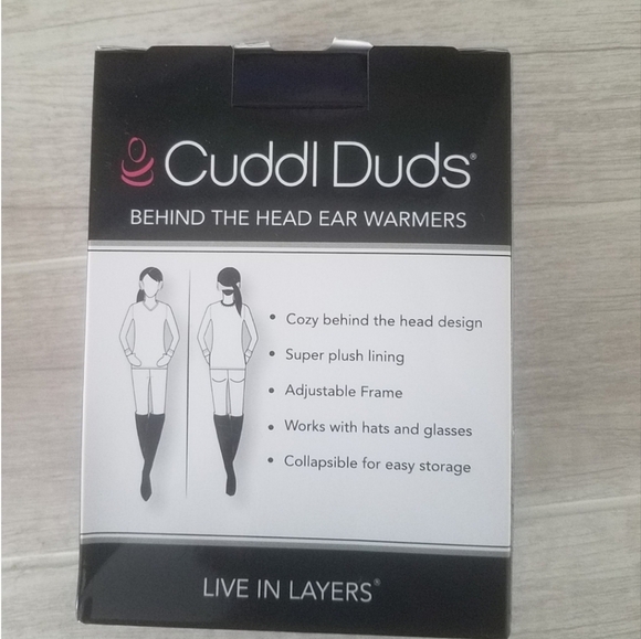 Cuddl Duds Behind The Ear Warmers Gray Winter Accessories One Size - Picture 4 of 7